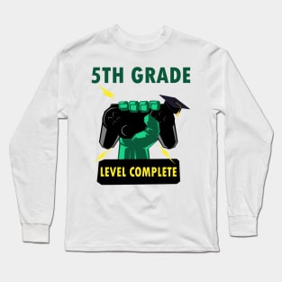 2020 5th Grade Graduation Gamer Graduation Gift Long Sleeve T-Shirt